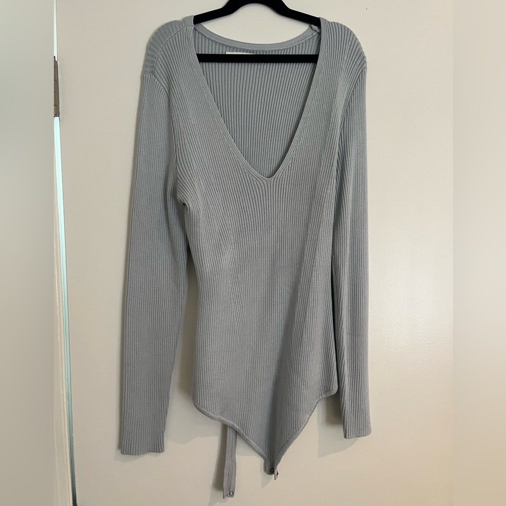 Pale Blue Abercrombie Sweater Bodysuit